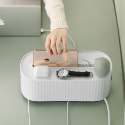 Power Strip & Cable Storage Box