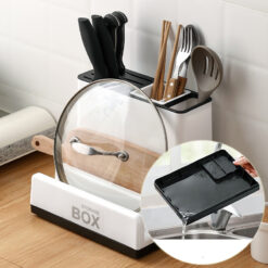 Plastic Tableware & Knife Storage Rack