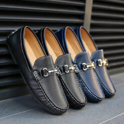 Men's Genuine Leather Gommino Loafers