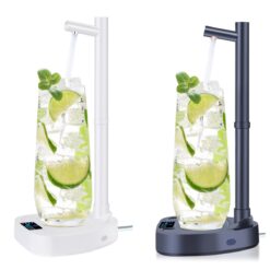 Automatic Desktop Rechargeable Bottle Dispenser with Stand
